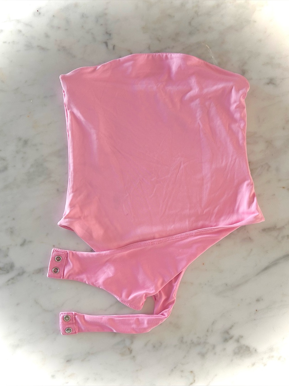 SUPRÉ Light Pink Strapless Thong Bodysuit – Size XS